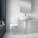 Brooklyn 4-Piece Modern Bathroom Suite profile small image view 5 