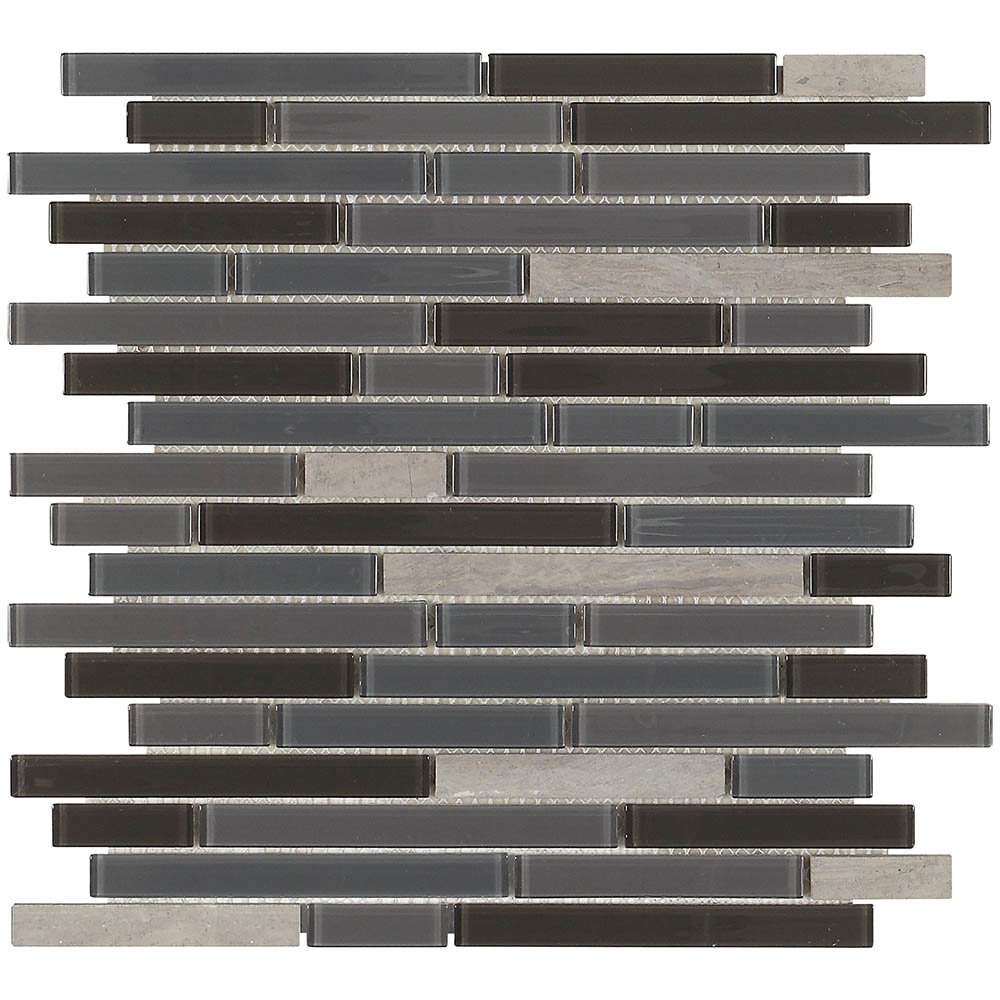 Brooklyn Glass & Stone Mosaic Tile Sheet 292 x 303mm