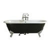 Heritage Buckingham Roll Top Cast Iron Bath (1700x770mm) with Feet profile small image view 1 