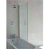 Britton Bathrooms - 850mm Single Panel Bathscreen - BS1 profile small image view 1 