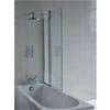 Britton Bathrooms - 850mm Bathscreen with Fixed Panel - BS2 profile small image view 1 