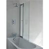 Britton Bathrooms - 850mm Bathscreen with Access Panel - BS3 profile small image view 1 