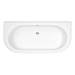 Nuie Shingle 1700mm Double Ended Back To Wall Bath with Panel - BSG003 profile small image view 2 