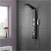 Maverick Tower Shower Panel (Thermostatic) - Black profile small image view 1 