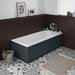 Chatsworth Graphite 1800 Traditional Front Bath Panel profile small image view 2 