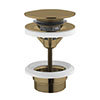 Crosswater Universal Basin Click Clack Waste - Brushed Brass - BSW0290F profile small image view 1 