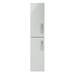 Brooklyn Grey Mist Wall Hung 2 Door Tall Storage Cabinet profile small image view 4 