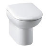 Nuie D-Shape Back To Wall Pan (excluding Seat) profile small image view 1 