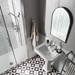 Burlington Traditional Soft Close Recessed Sliding Shower Door profile small image view 4 