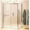 Burlington Traditional Soft Close Sliding Shower Door with Side Panel profile small image view 1 