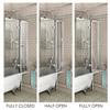 Burlington Bath Screen with Access Panel - 850 x 1450mm - BU44 profile small image view 2 