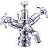 Burlington Anglesey Regent - Bidet Mixer with Pop Up Waste - ANR13 profile small image view 1 