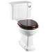 Burlington Cloakroom Slimline Toilet + Edwardian Basin inc. Wash Stand profile small image view 4 