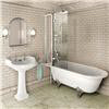 Burlington Hampton LH 1700 x 750mm Showering Bath + Legs profile small image view 2 