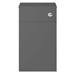 Brooklyn WC Unit with Cistern - Gloss Grey - 500mm profile small image view 2 