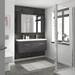 Brooklyn 1205mm Gloss Grey Wall Hung 2 Drawer Double Basin Vanity Unit profile small image view 3 