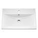 Brooklyn 500mm White Gloss 2 Drawer Wall Hung Vanity Unit profile small image view 3 