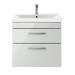 Brooklyn 600mm Grey Mist 2 Drawer Wall Hung Vanity Unit profile small image view 4 