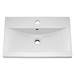 Brooklyn 600mm Gloss White 2 Door Wall Hung Vanity Unit profile small image view 3 