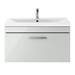 Brooklyn 800mm Grey Mist 1 Drawer Wall Hung Vanity Unit profile small image view 4 