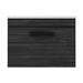 Brooklyn Wall Hung Countertop Vanity - Black - 600mm with White Worktop & Matt Black Handle profile small image view 5 