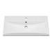 Brooklyn 800 Gloss White Wall Hung 1-Drawer Vanity Unit with Thin-Edge Basin profile small image view 2 