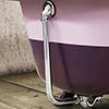 Hurlingham Chrome Exposed Bath Waste Kit Including Shallow P Trap - BWP002 profile small image view 1 