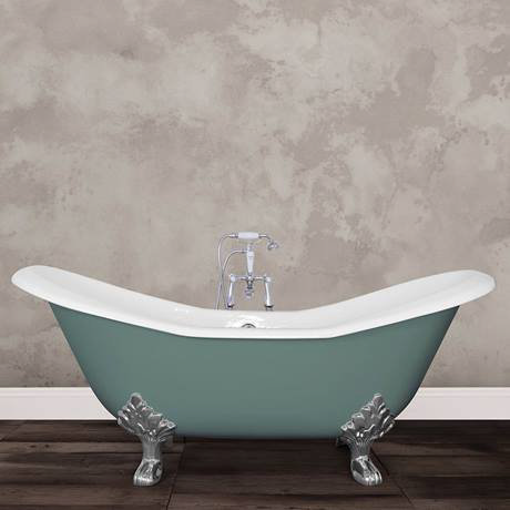 extra large roll top bath