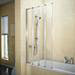 Banbury Round Single Ended Bath with Bi-Fold Screen profile small image view 3 