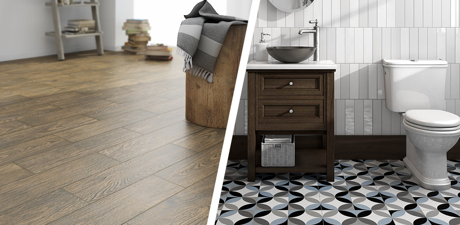 Our Top 10 Bathroom Flooring Ideas, Wood Tile Bathroom Floor Ideas