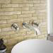 Belmont Traditional Wall Mounted Basin Mixer - Chrome profile small image view 2 
