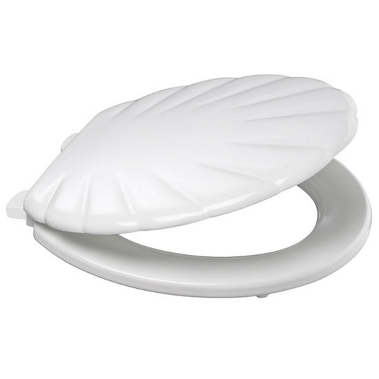 Bemis 5900AR Shell Design Toilet Seat White 5900AR000 at