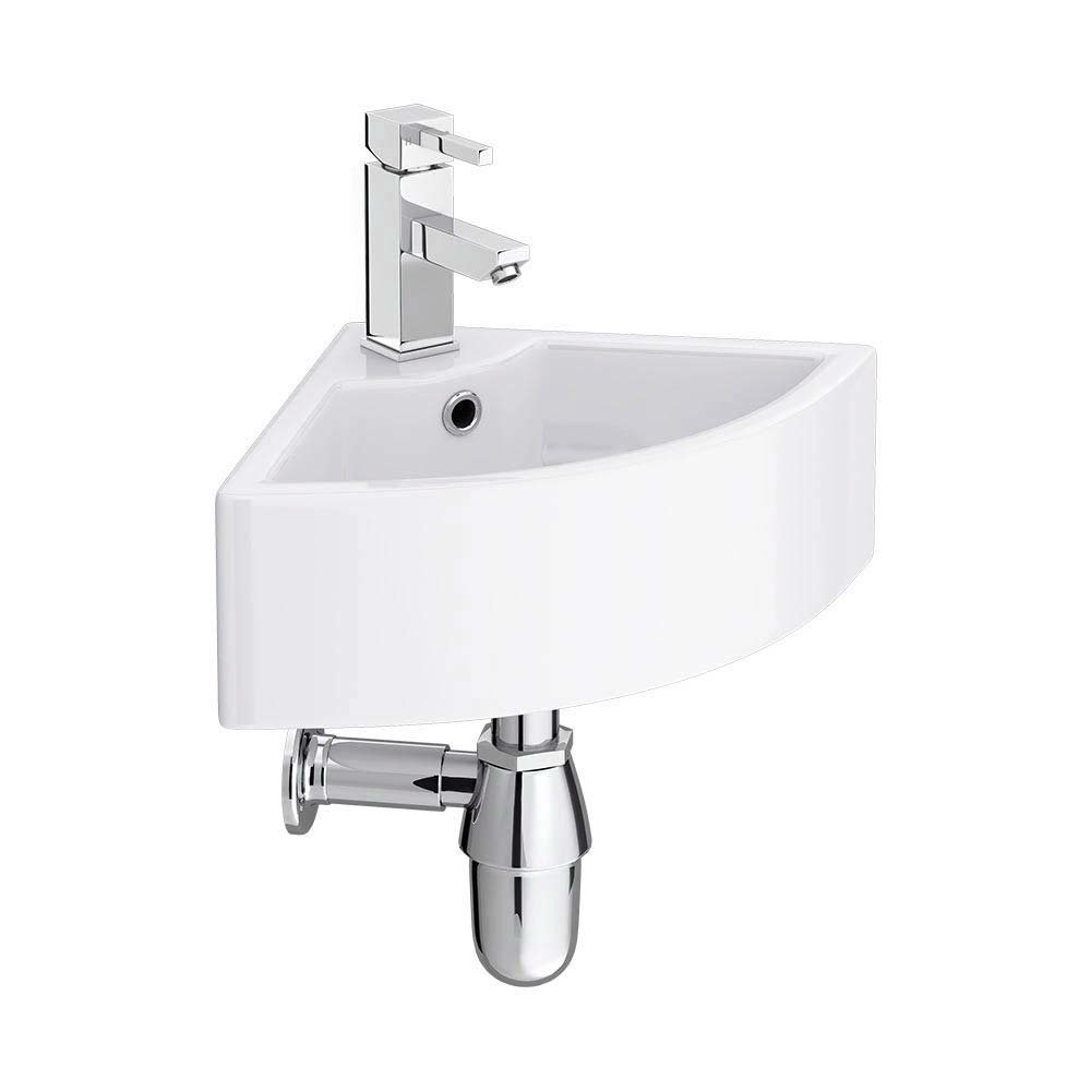 Bermuda Wall Hung Small Cloakroom Basin Victorian Plumbing.co.uk