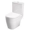 Bianco Bathroom Suite + Single Ended Bath (3 Bath Size Options) profile small image view 2 