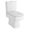 Bliss Close Coupled Square Toilet Inc. Standard or Soft Close Seat Option Small Image