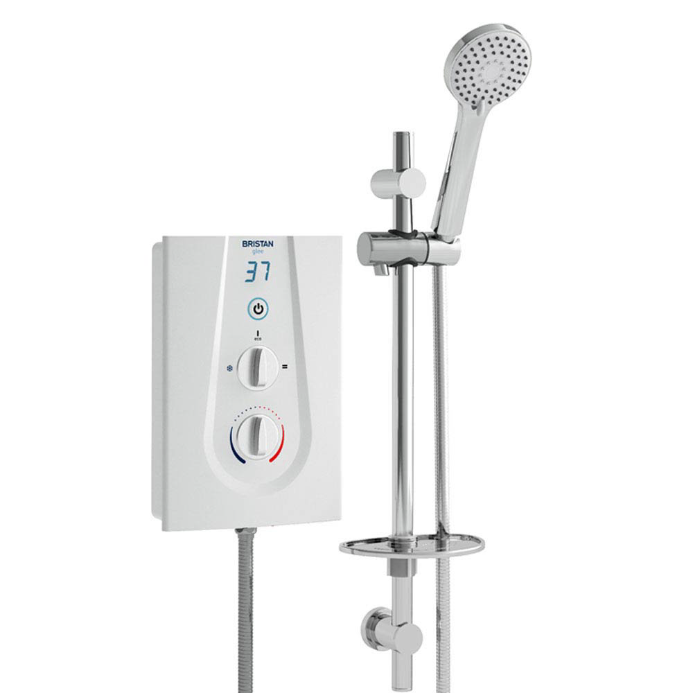 Bristan Glee 9.5KW Electric Shower White - GLE395W at Victorian Plumbing UK