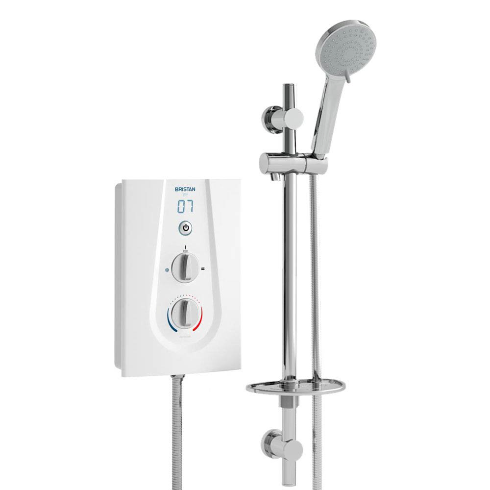 Bristan Joy ThermoSafe 9.5KW Electric Shower White at Victorian Plumbing UK