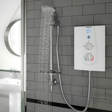 Bristan Joy ThermoSafe Electric Shower White at Victorian Plumbing UK