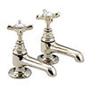 Bristan 1901 Traditional Basin Pillar Taps - Gold Plated - N-1/2-G-CD profile small image view 1 