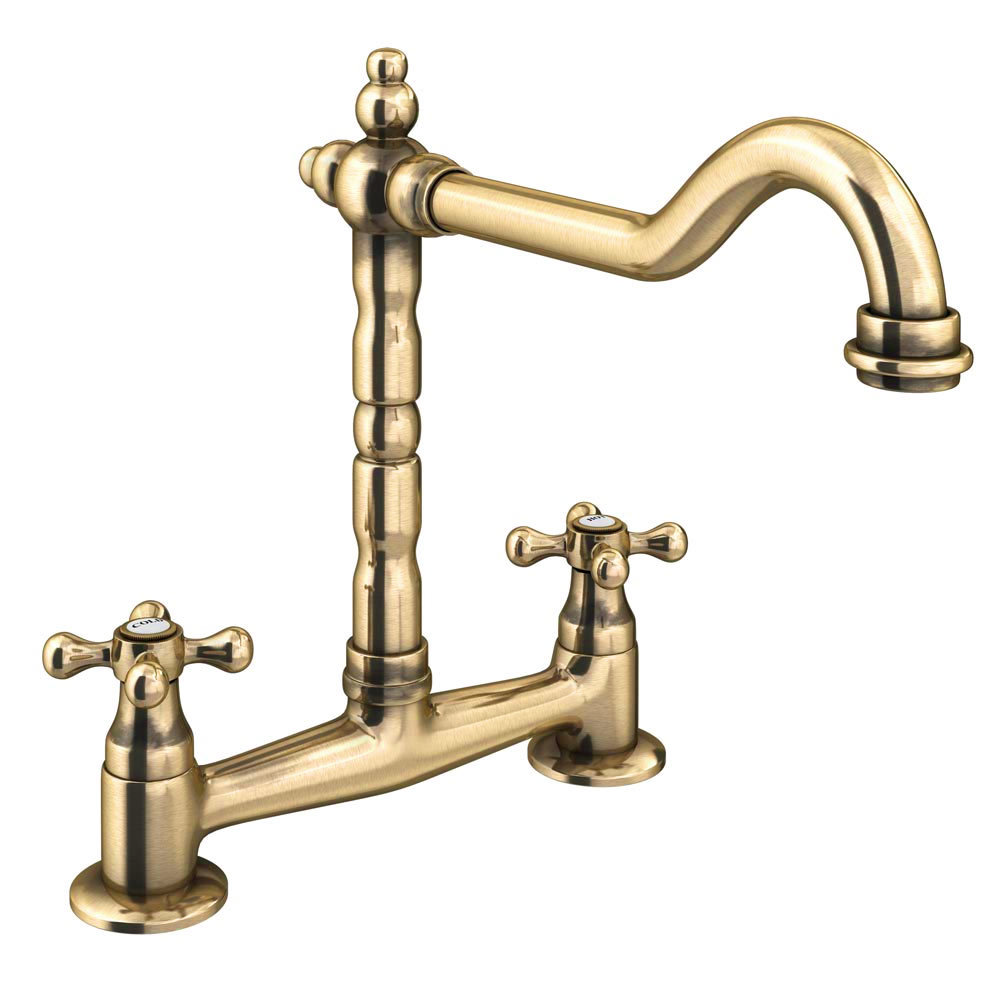 Britannia Classic Bridge Sink Mixer Available At Victorian Plumbing