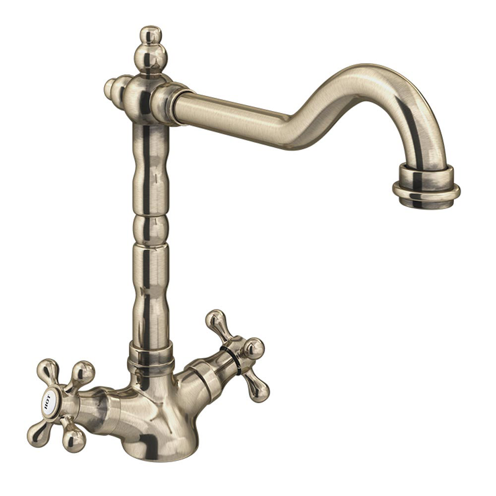 Britannia Classic Antique Bronze Mono Sink Mixer Victorian Plumbing