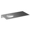 Britton Bathrooms - stainless steel shelf - offset hole - BR6 profile small image view 1 