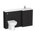Brooklyn Black 1500mm Combination Furniture Pack profile small image view 2 