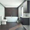 Brooklyn Black Free Standing Bath Suite profile small image view 1 