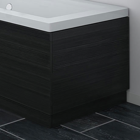 Brooklyn Black Wood Effect End Bath Panels | Various Size Options