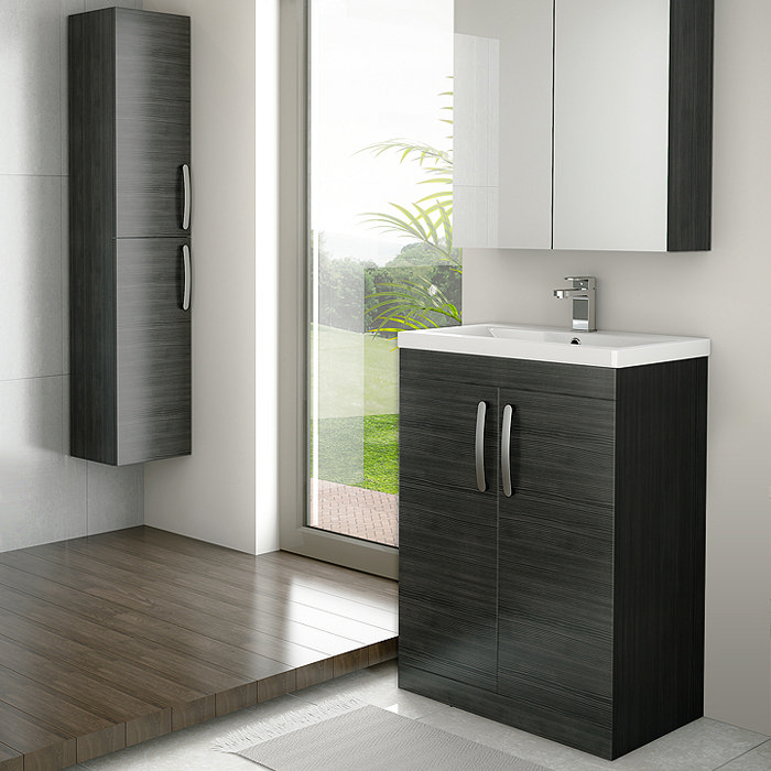 Brooklyn Hacienda Black Vanity With Tall Suite Online Now