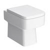 Brooklyn Squared Back to Wall Pan with Soft Close Seat profile small image view 1 