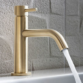 Brushed Brass Taps