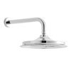 Burlington 12" Shower Rose + Straight Wall Mounted Arm profile small image view 1 