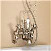 Burlington Anglesey Angled Wall Mounted Bath Shower Mixer with Shower Hook - H335-AN profile small image view 2 